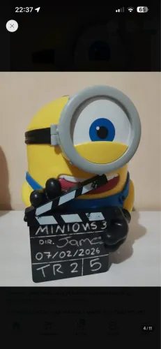 Balde de pipoca Minions Edição Limitada Kinoplex 