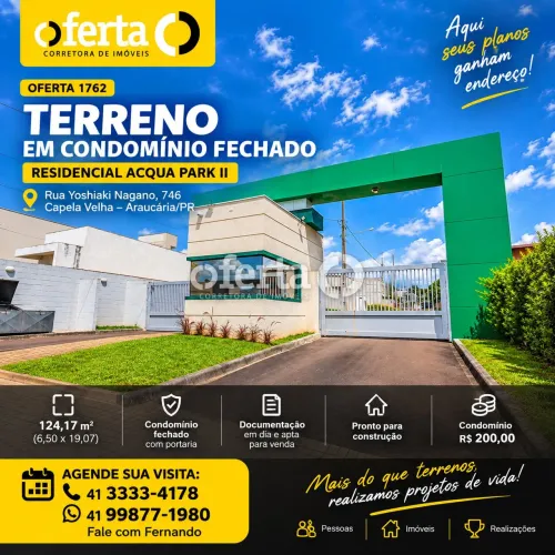 Terreno em Araucária / Capela Velha