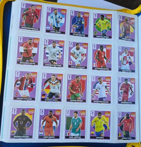 KIT 20 Figurinhas legends Extra Stickers Panini TODAS REGULARES