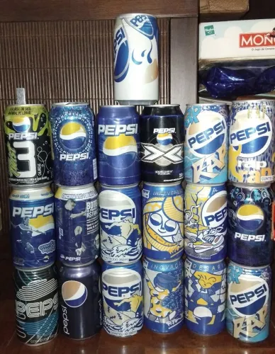 Latas Pepsi colecionaveis