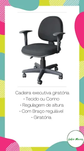Cadeira de Escritório Giratória