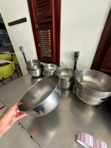 Bowls / Tigelas Profissionais em Inox (A partir de R$ 28,00)