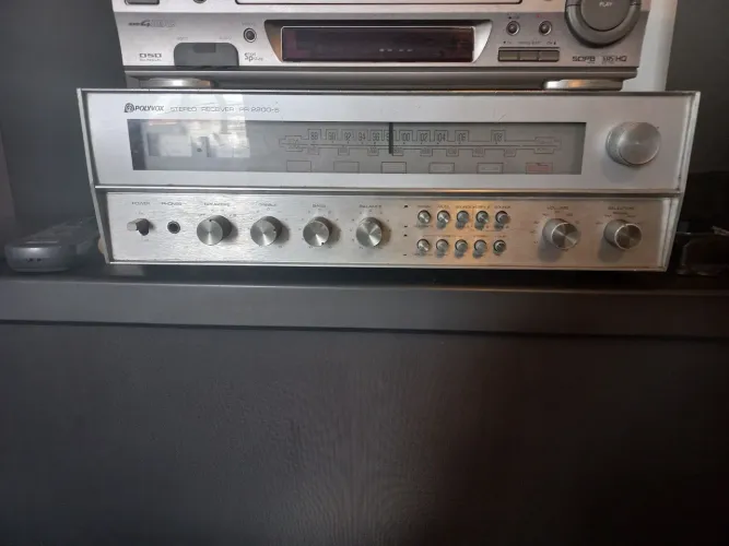 Receiver Polivox PR 2200 S ( 100w RMS ) e Caixas Sony SS -  RG 90 ( 270W ).