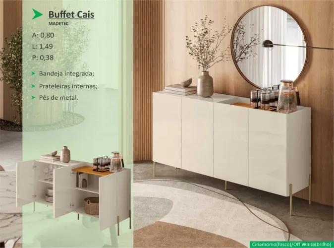 BUFFET 4 PORTAS
