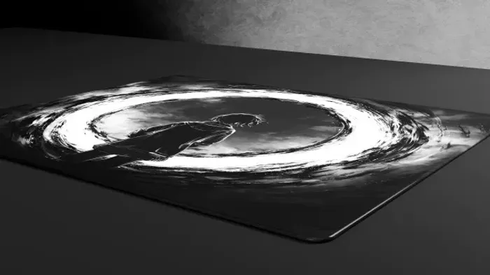 Mousepad glass Singularity by Tekkusai