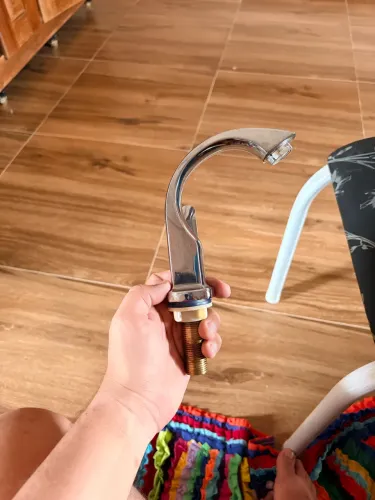 Torneira Banheiro bancada aço inox