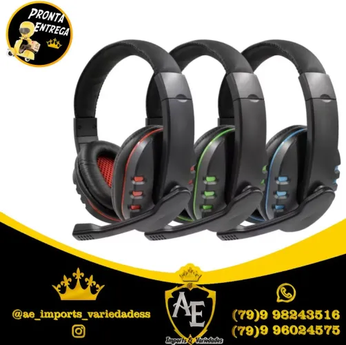 Headset para Ps4 e Xbox