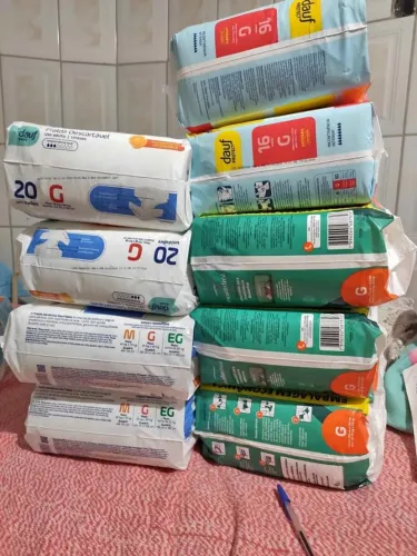 Lote de Fraldas geriátrica Tam G