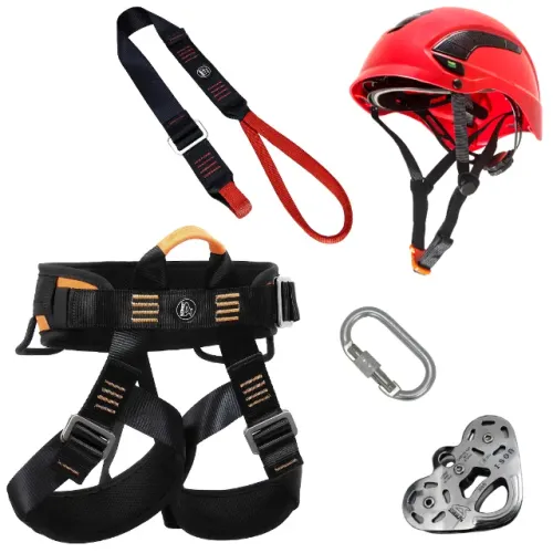Kit de 10 Equipamentos de Segurança para Arvorismo