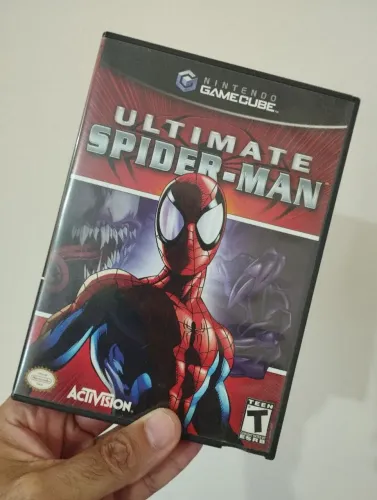 ULTIMA CHANCE! PISCOU, PERDEU! RARO! Ultimate Spider-man GameCube - Completo!