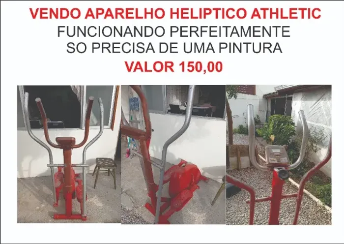 aparelho heliptico Athletic