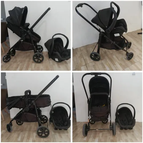 Bebê conforto+Carrinho Moisés Galzerano