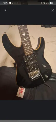 Guitarra Superstrato Tagima MG-130 com Floyd Rose e receptores Seymor Duncan