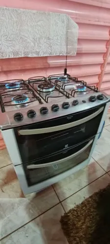 Fogão 5 bocas dois fornos entrego 