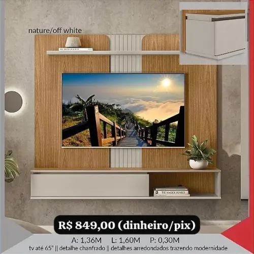 Painel para Tv até 55 polegadas 