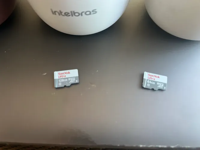 03 Câmeras IM4-C Intelbras Wi--Fi + Rede + Cartão SD