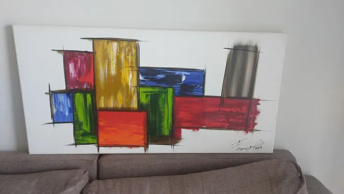 Vendo tela pintada a mão 