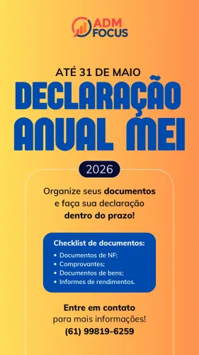 DECLARAÇÃO ANUAL MEI