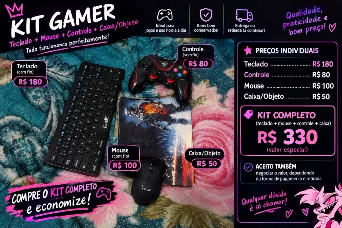 Estou vendendo olha mas eu tô sem a caixa todos os itens eu aceito trocas