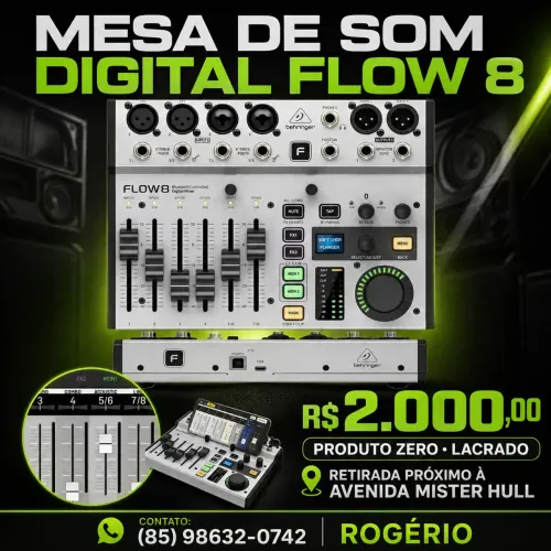 MESA DE SOM DIGITAL FLOW 8