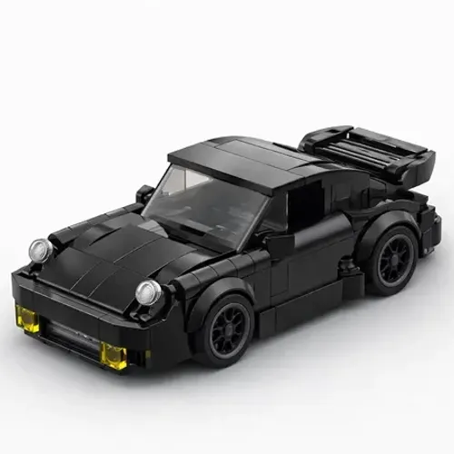 Blackbird Porsche 930 Turbo - Estilo Lego - 355 Peças