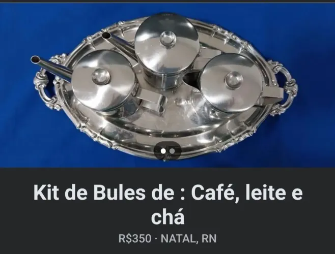CONJUNTO DE BULES DO CHÁ DA TARDE.