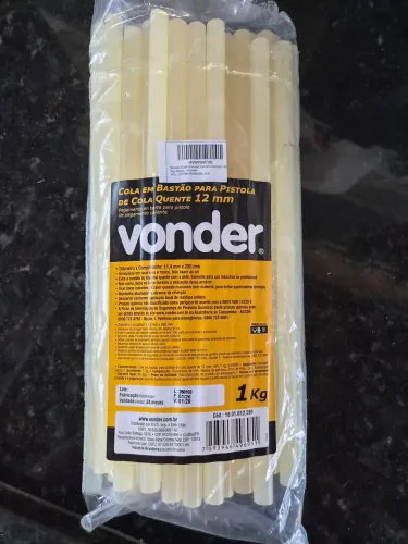 Bastão para Cola quente Vonder 12mm 1Kg