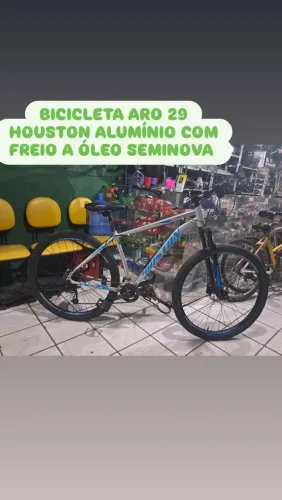 BICICLETA ARO 29 HOUSTON ALUMÍNIO COM FREIO A ÓLEO SEMINOVA 
