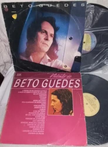 2 LPs Beto Guedes, 1 duplo