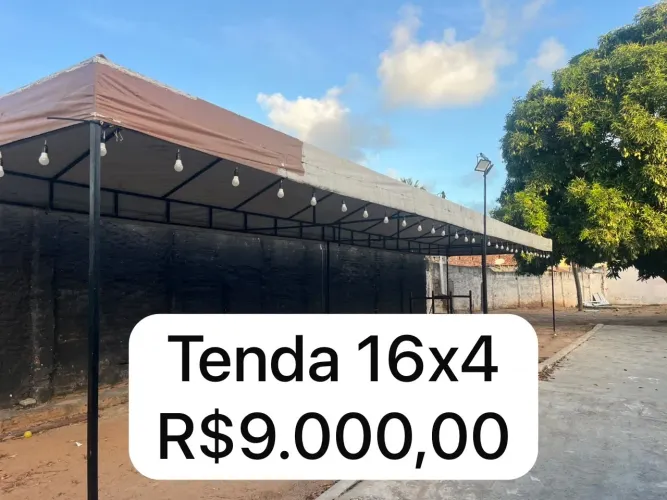 Tenda+fritadeira+freezer+mesa+cadeira+chapa hambúrguer+crepeira+containercigarreirabarraca