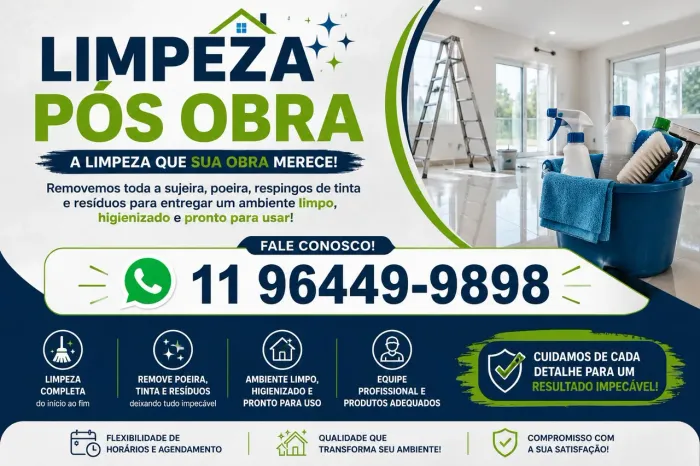 Limpeza pós obra em geral ,PINTURA PROFISSIONAL | QUALIDADE, ACABAMENTO E PREÇO JUSTO