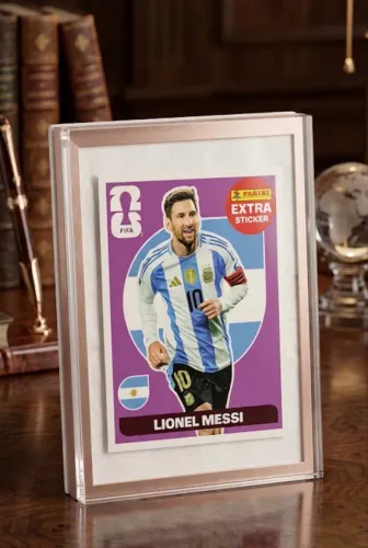 Figurinha Legend Messi Bordô/Roxa