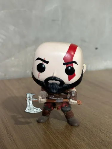 Funko Pop Kratos #269 God of War (Original e Completo - Machado Leviatã)