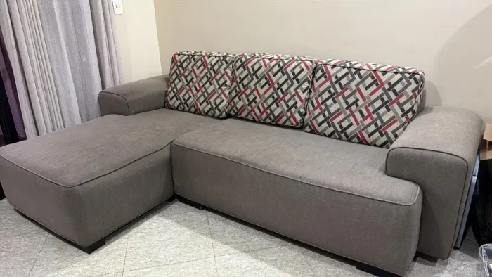 Sofá Sala em "L" - 3 lugares