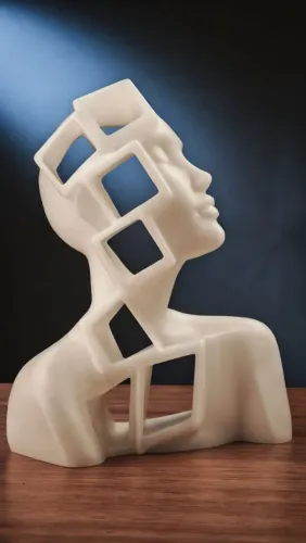 Escultura Geometria da consciência