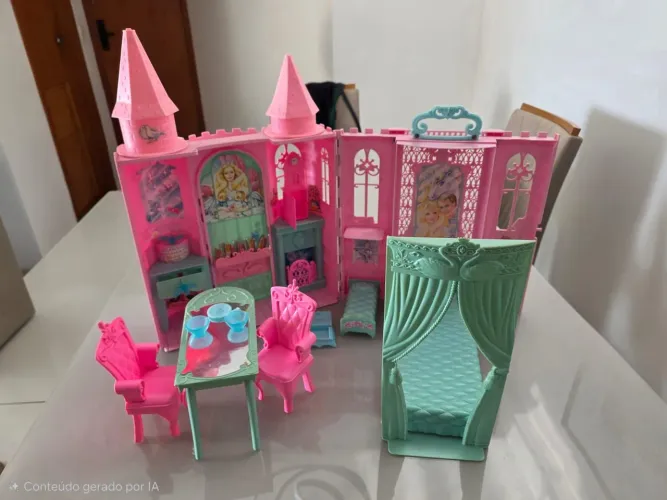 Castelo Barbie lago dos cisnes