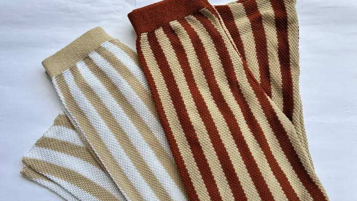 Calça de tricô