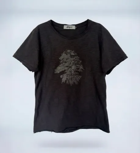 Skopos Slub Raw Hem Tee
