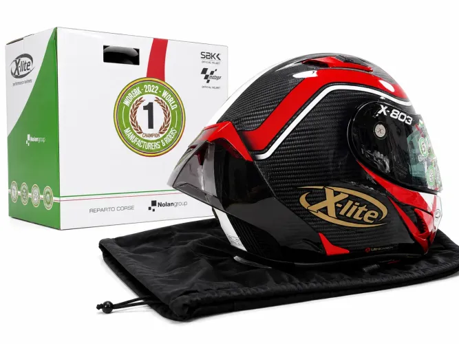 Capacete X-Lite X-803 ultra carbono Edição 50*aniversário Tamanho M.