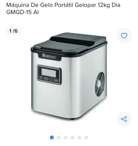 Maquina de gelo Gelopar