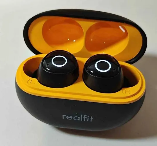 Fone bluetooth realfit f4 mini preto ( NOVO LACRADO )