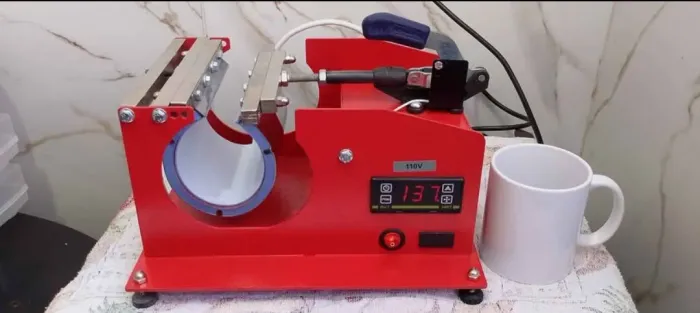 máquina de Estampar Canecas Rimaq 110V Nova na caixa