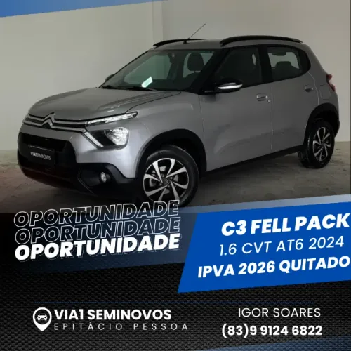 Citroen C3 Feel Pack 1.6 Flex 16V 5P Aut. 2024