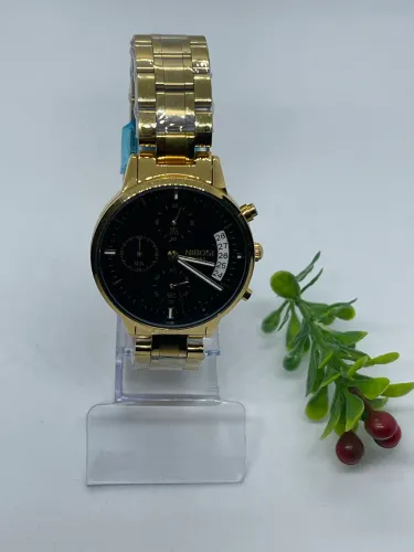 Relógio Nibosi 1985 - Luxo Casual em Aço Inoxidável com Cronógrafo e Calendário