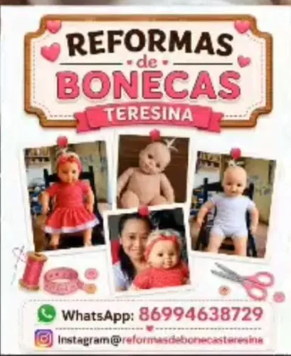Reformas e lagem de bonecas e ursos