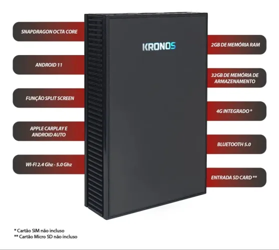Streaming Box Kronos Octa Core 4k Vídeo