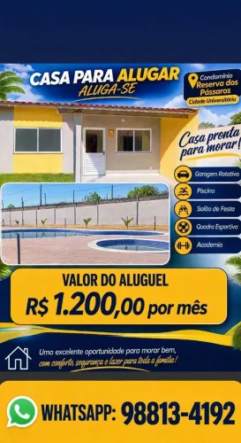 Aluga-se casa 