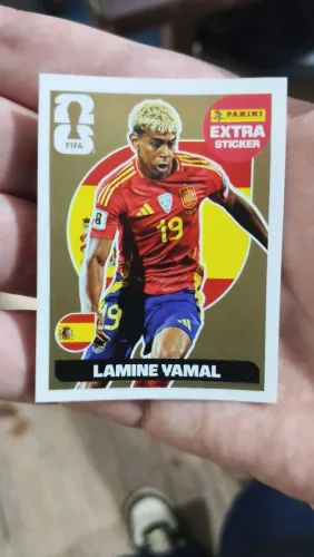 Figurinha Copa 2026 Lamine Yamal GolD