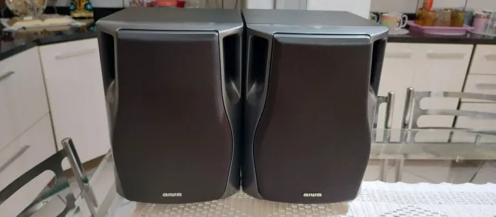 Par de caixas acústicas Aiwa f9  f12  f15  Sony Philips gradiente panasoni cce Kenwood jvc