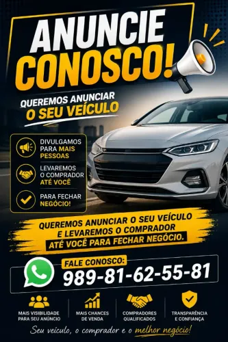 Anunciamos seu veículo e não fechamos negócio sem sua presença
